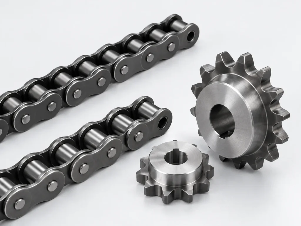 Ordering roller chains and sprockets: details to confirm together