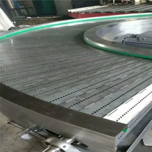 Curved Chain Plate Conveyor original product photograph